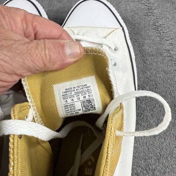 Converse Chuck Taylor All Star High Crafted Patchwork - White Open Size 13 - Picture 10 of 11